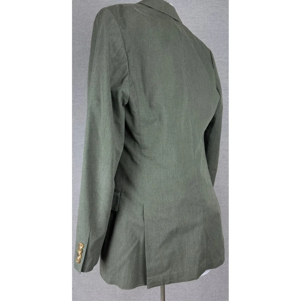 J.Crew Ludlow Slim Suit Olive Green 2 Piece Mens 42L Blazer 33x31 Pants Cotton